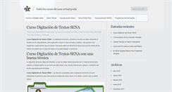 Desktop Screenshot of cursosdelsenavirtual.com